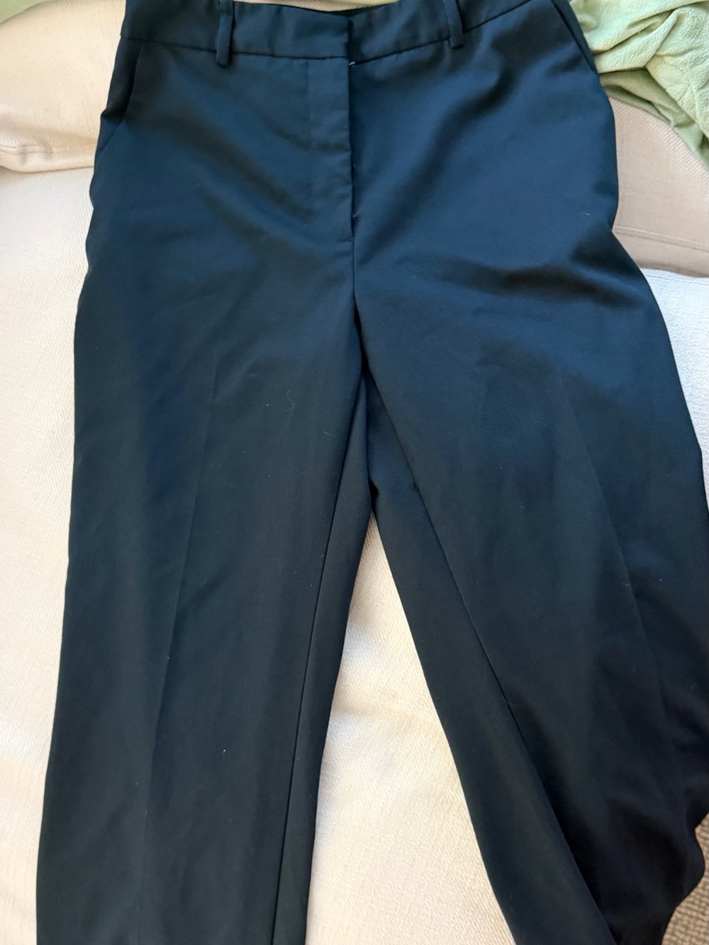 Zara dark Blue Women's Dress  Pants - Tailored Straight Leg